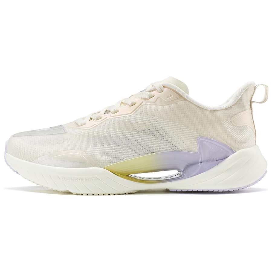 PEAK Flying Feather 4 Low top Running Shoes Women's Canvas White