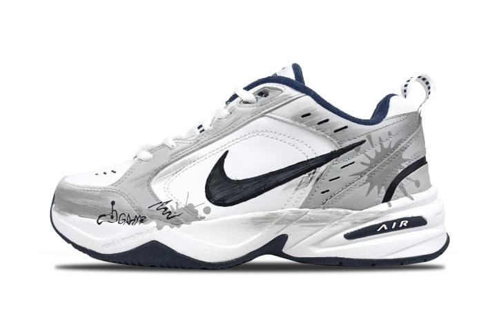 Nike Nike Air Monarch 4 Gaming Graffiti Slip Resistant Abrasion Resistant Slip Resistant Abrasion Resistant Low top