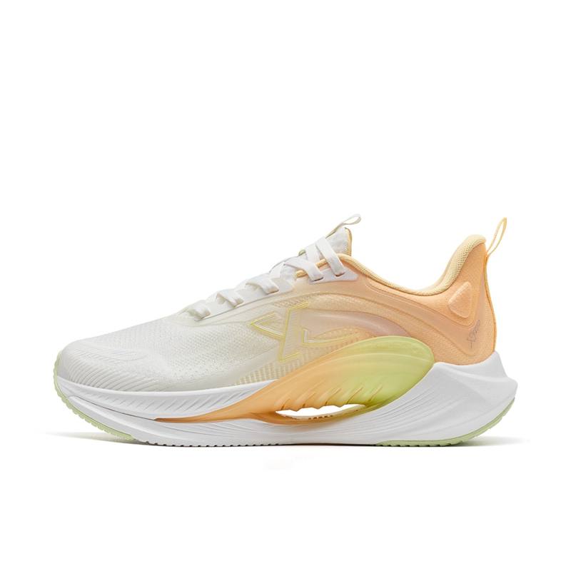 XTEP X FLOW 7.0 Cushioning Breathable Lightweight Low top Running Shoes Women's Breeze Of Clear Orange