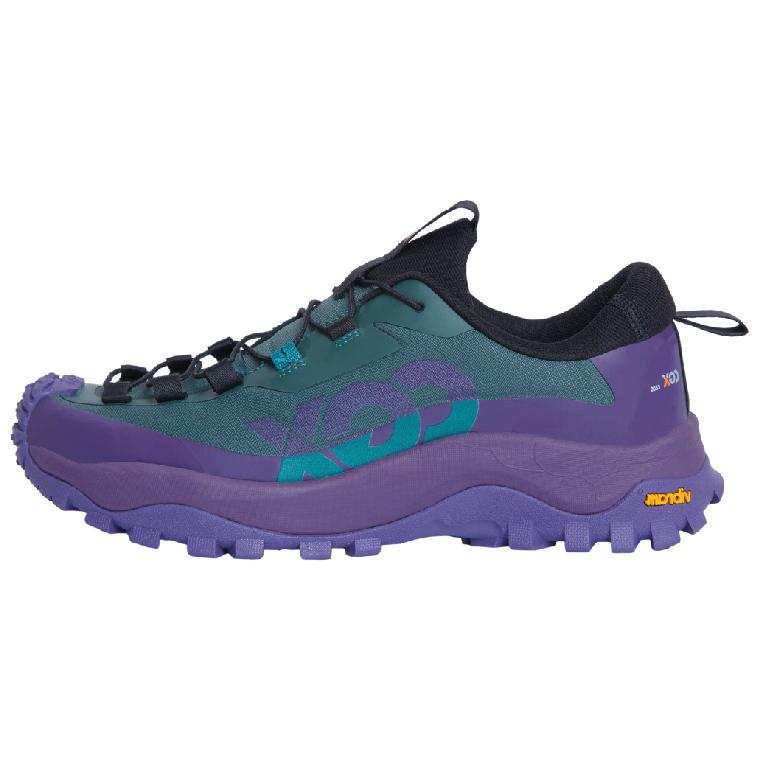 CGX Cushioning Slip Resistant Abrasion Resistant Breathable Lightweight Low top Outdoor Shoes Women's Cyan Green Purple