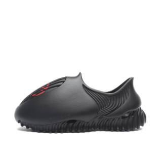 GENEGG BBB x GENEGG Foam Runner Whale Shoes Clogs Unisex Black Red