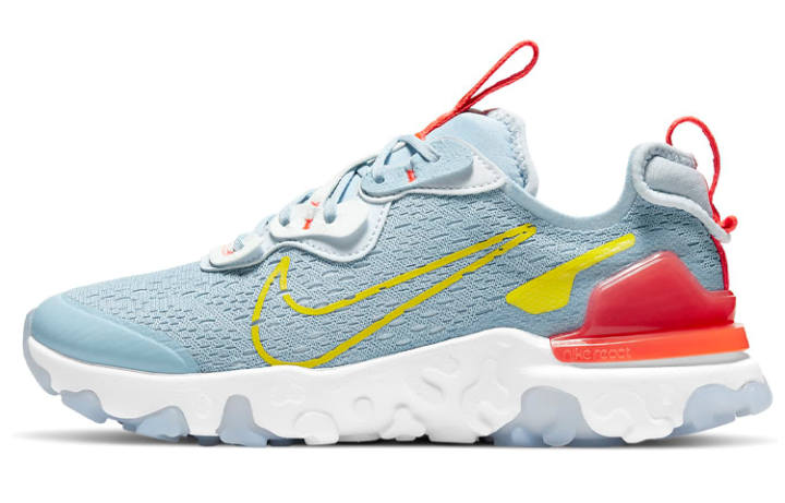 Nike Nike React Vision 'Light Armory Blue Crimson' Gs