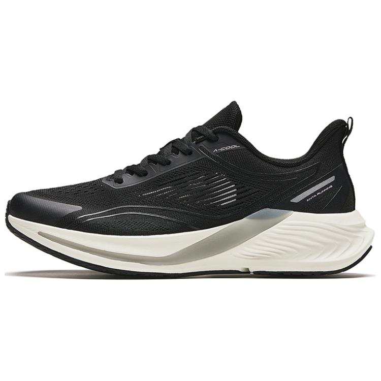 Anta Hydrogen Run 6 Comfortable Cushioning, Wear Resistant Low top Running Shoes Women's Black