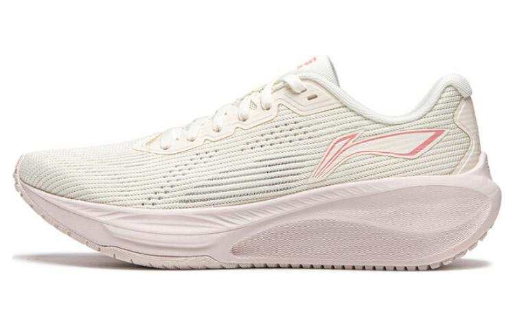 Li-Ning Li Ning Version 2.0 Fabric Cushioning Slip Resistant Abrasion Resistant Breathable Low top Casual Running Shoes Women's