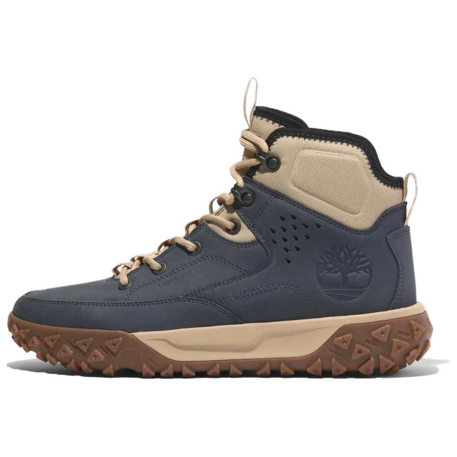 Timberland Motion 6 Abrasion Resistant Slip Resistant Crew Outdoor Boots Men's Dark Blue Brown