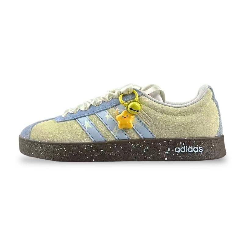 Adidas Adidas VL COURT 2.0 Abrasion Resistant Abrasion Resistant Low top German Army Trainers Women's Blue