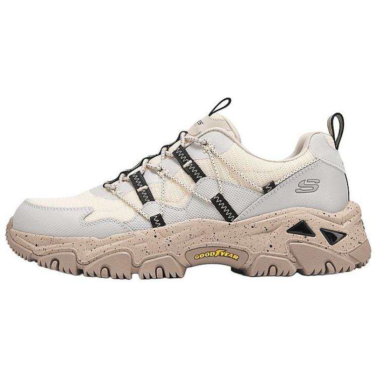 Skechers D'LITES Hiker Abrasion Resistant Low top Hiking Shoes Men's Taupe