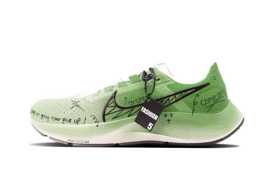 Nike Nike Pegasus 38 Cushioning Low top Casual Running Shoes Men's Green