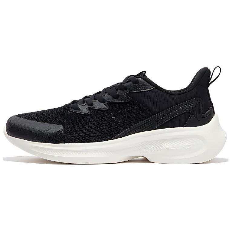 361° Slip Resistant Abrasion Resistant Slip Resistant Abrasion Resistant Low top Running Shoes Men's Black White