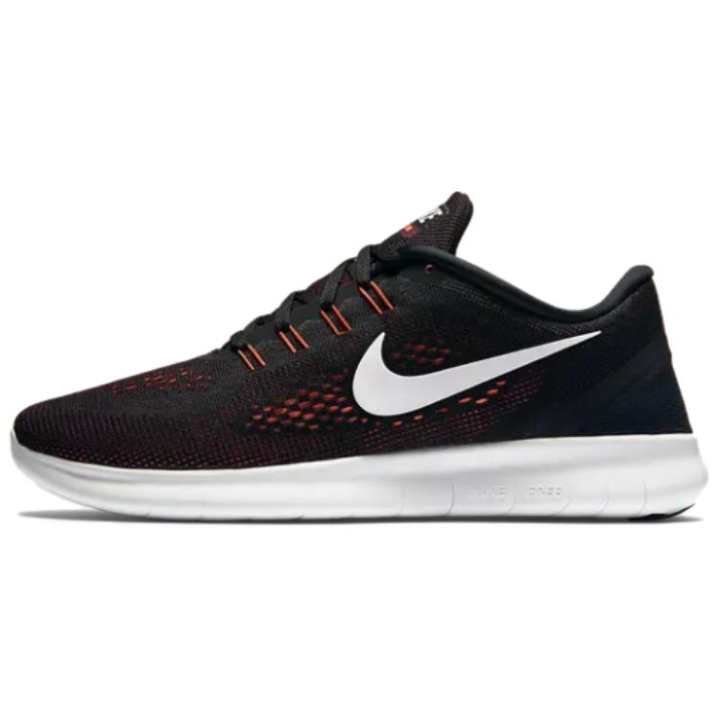 Nike Nike Free Run Black/Off White Total Crimson Night Maroon