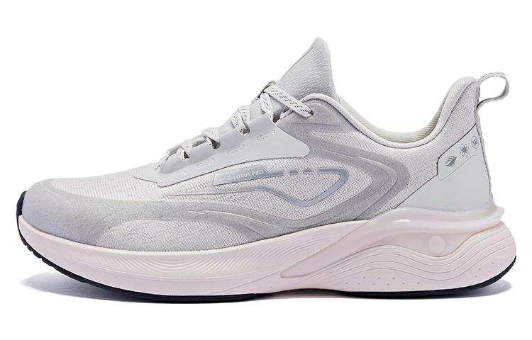 QIAODAN Swiftlet 3.0 Cushioning Breathable Rebound Low top Running Shoes Women's Gray Pink