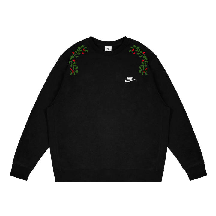 Nike Nike Sweatshirts Unisex Black Crew Neck Moderate Regular