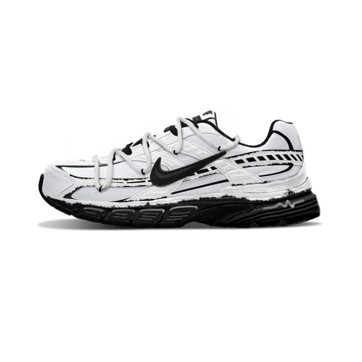 Nike Nike Initiator Cushioning, Wear Resistant Low top Running Shoes Men's Black White