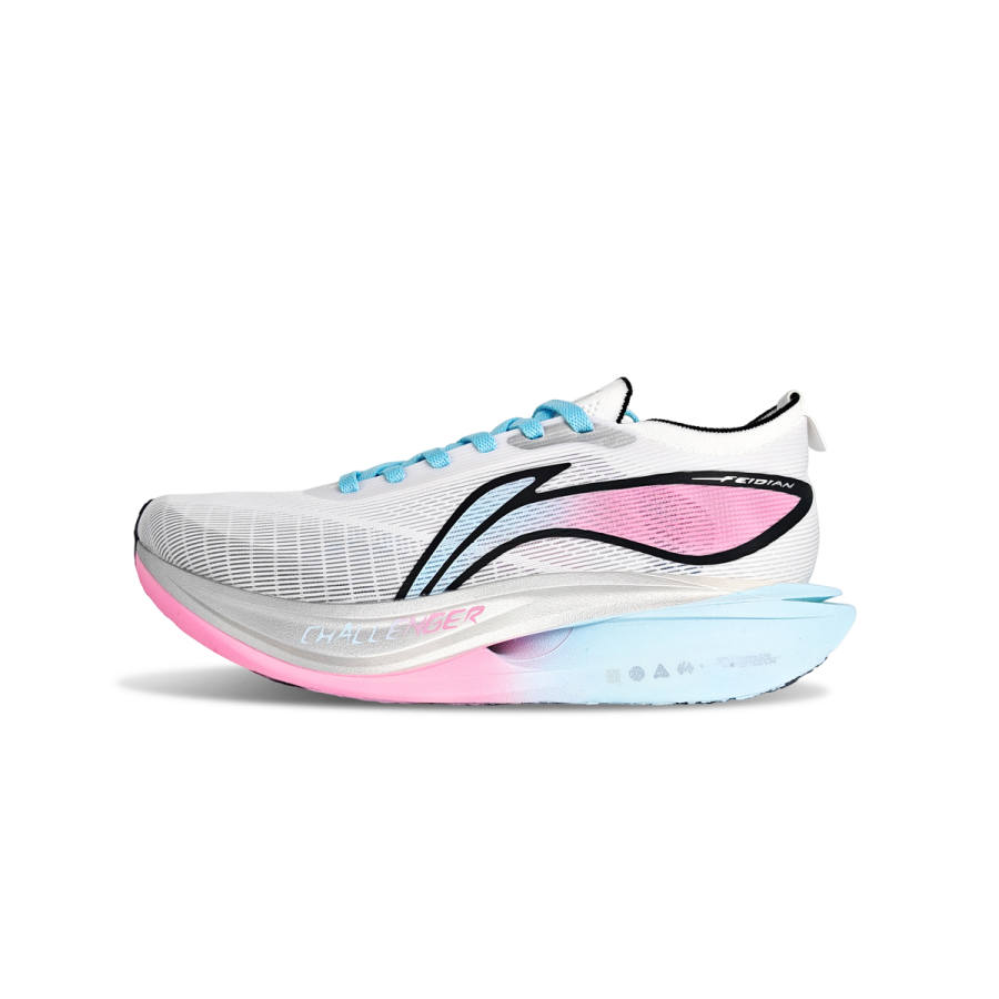 Li-Ning Li Ning Feidian 5 ELITE Running Shoes Unisex Low Top White Blue Pink Gradient