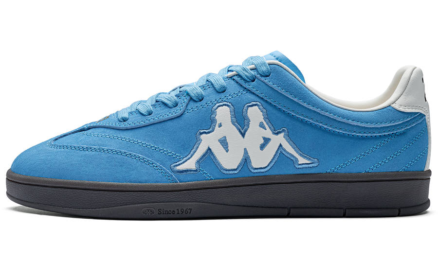 Kappa Tifo Back to Back Slip Resistant Abrasion Resistant Low top Skateboard Shoes Unisex Blue White