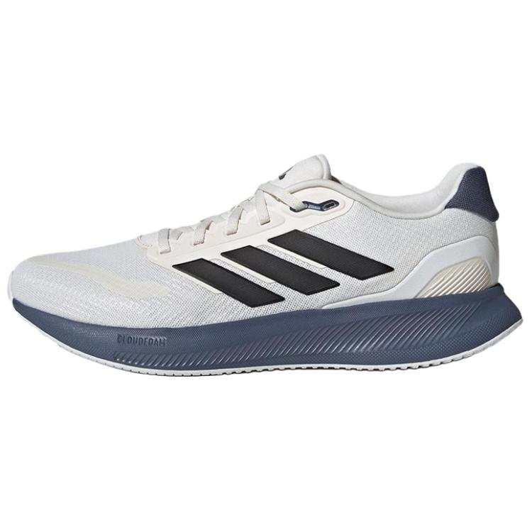Adidas Adidas Runfalcon 5.0 Slip Resistant Abrasion Resistant Low top Running Shoes Men's White