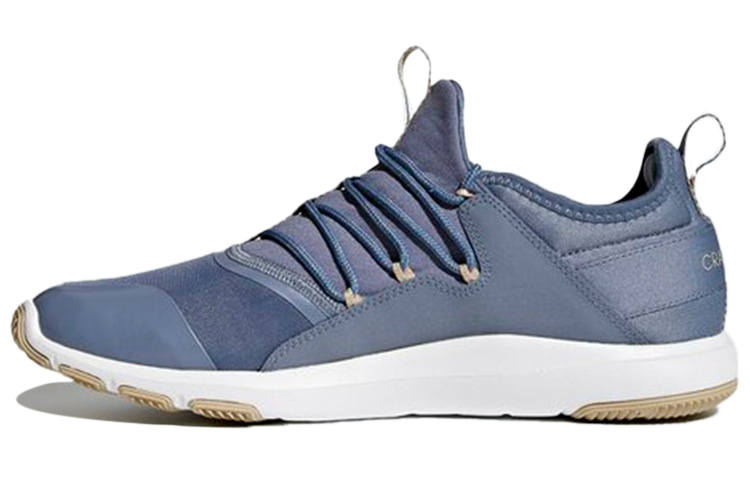 Adidas Adidas Crazymove Comfortable Slip Resistant Abrasion Resistant Low top Running Shoes Men's Azure Blue