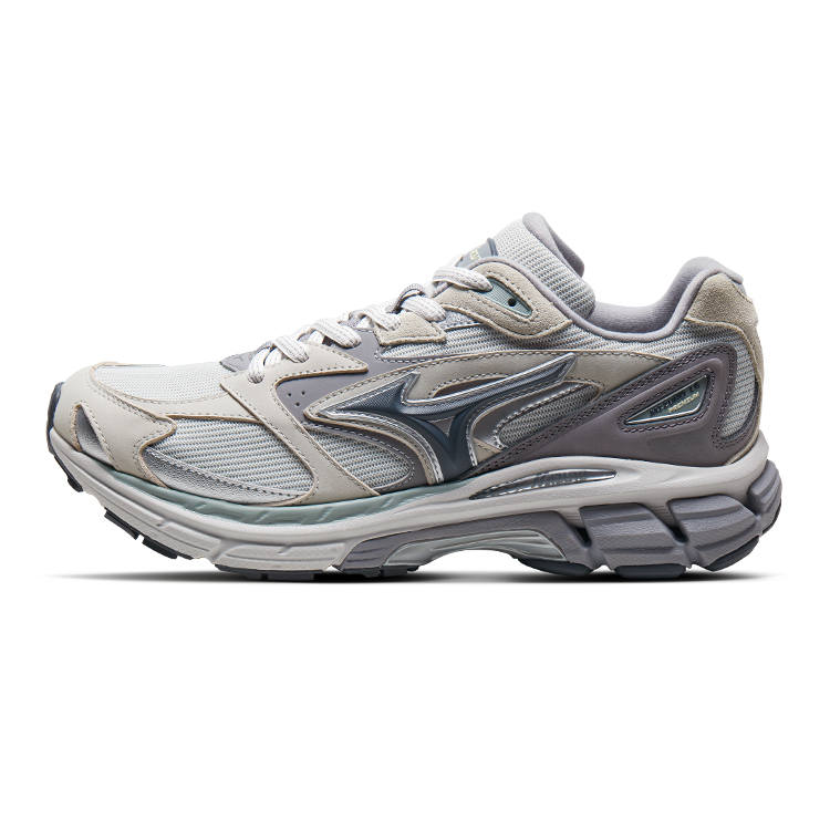 Mizuno Slip Resistant Abrasion Resistant Low top Running Shoes Unisex Cool Gray