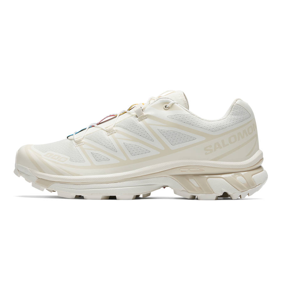 SALOMON XT 6 Breathable Abrasion Resistant Running Shoes Unisex White Beige