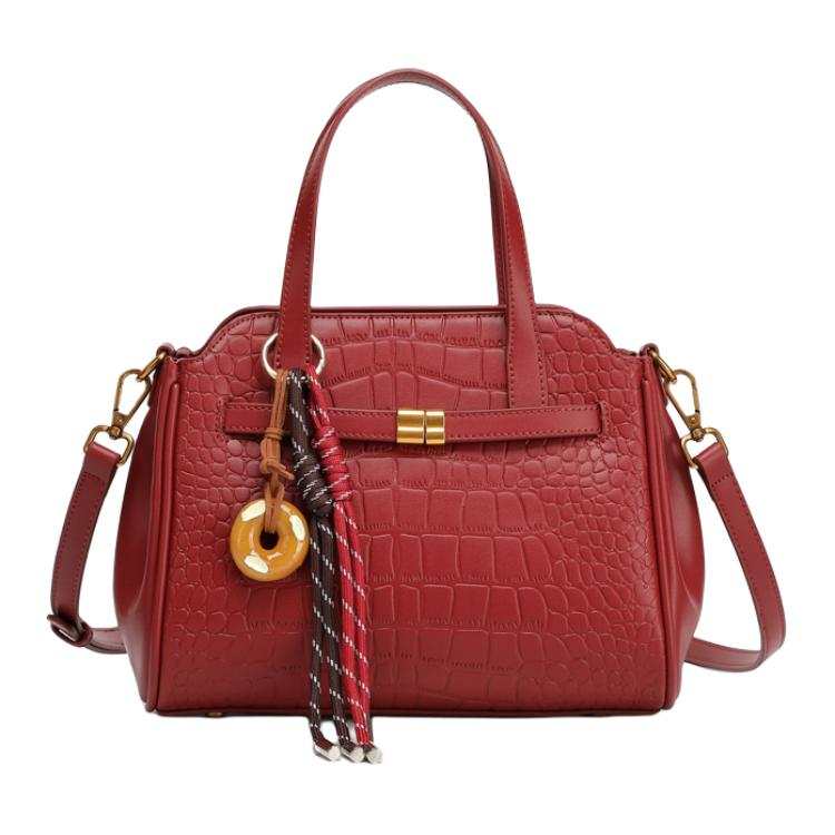 PAYOT PAYOT Synthetic Leather Handbag Regular Women's Burgundy