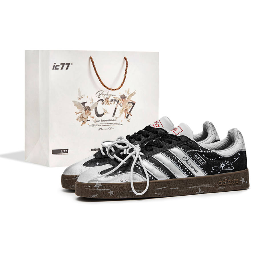 Adidas Adidas VL COURT 2.0 Abrasion Resistant Abrasion Resistant Low top Skateboard Shoes Unisex Black White