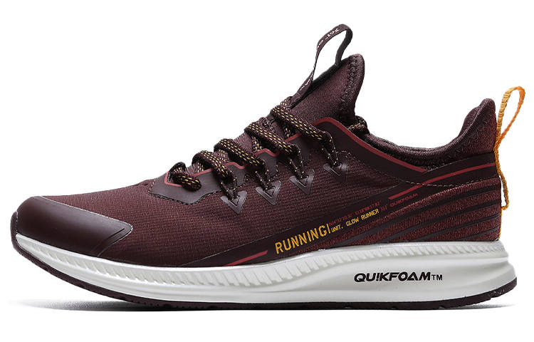 361° Rain Screen Bouncy Rain Screen Waterproof Low top Running Shoes Women's Dark Red
