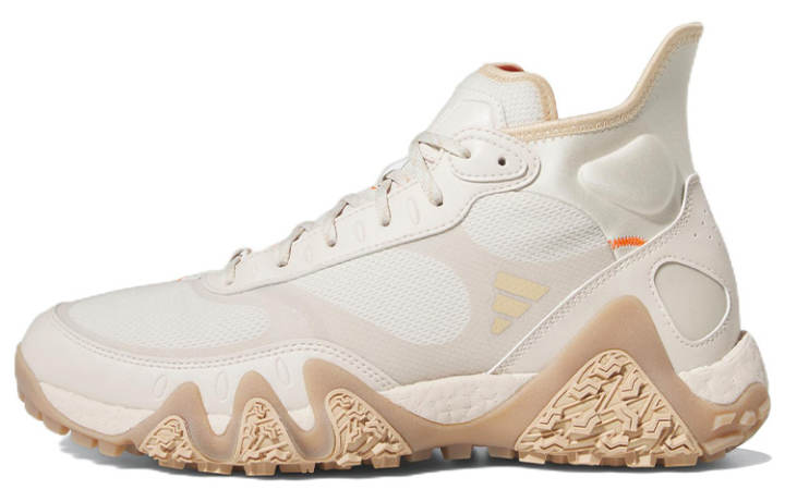 Adidas Adidas Adicross Hi Boost Golf Shoes 'Aluminium Magic Beige Impact Orange'