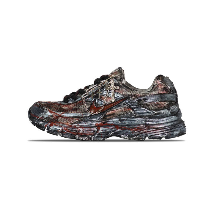 Nike Nike Initiator Slip Resistant Abrasion Resistant Low top Running Shoes Women's Black Red