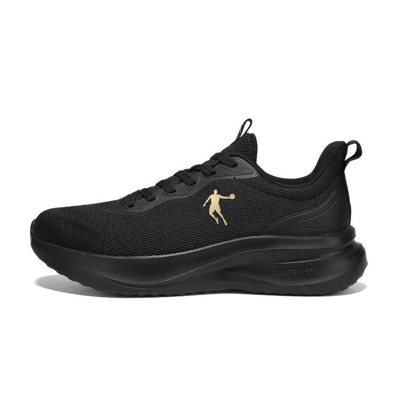 QIAODAN Running Shoes Men's Black Gold