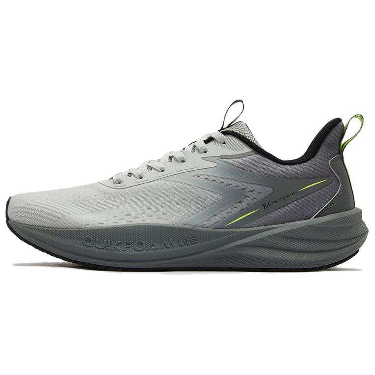 361° Slip Resistant And Breathable Slip Resistant And Breathable Low top Casual Running Shoes Men's Gray