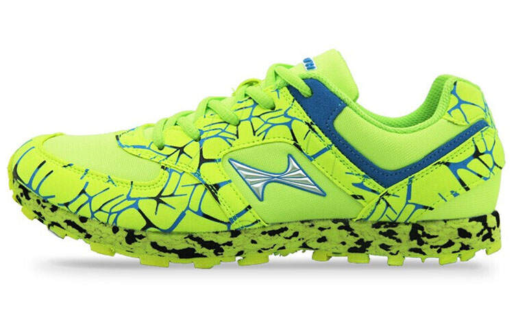 HEALTH 699 Physical Fitness Test & Exam Racing Training Running Shoes Unisex Neon Green Light Blue