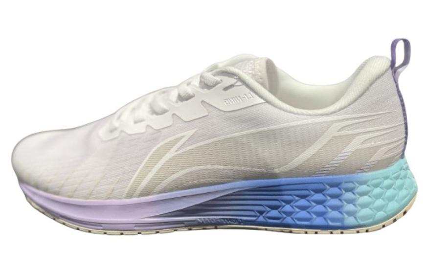 Li-Ning Li Ning Red Hare 4 Slip Resistant Abrasion Resistant Low top Running Shoes Women's White Blue Purple