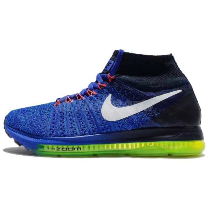 Nike Nike Zoom All Out Flyknit Slip Resistant Mid top Running Shoes Women's Blue
