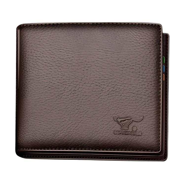 SEPTWOLVES SEPTWOLVES Cow Leather Wallet Men's Coffee