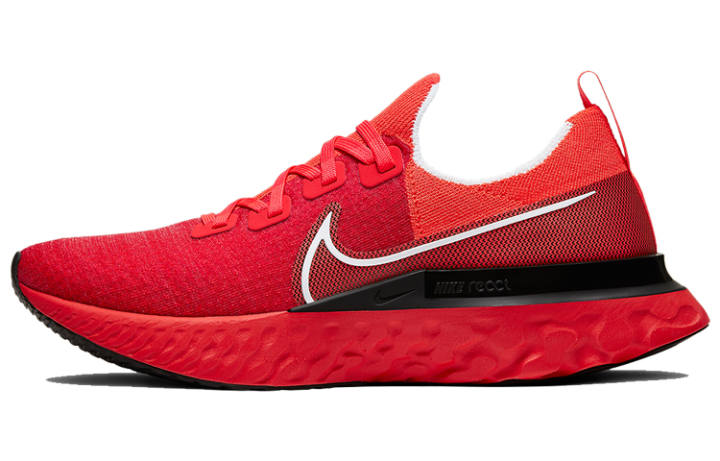 Nike Nike React Infinity Run Flyknit Bright Crimson Black