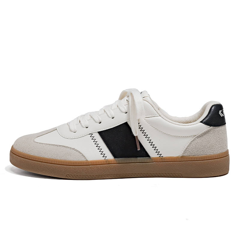 Poizon FEIYUE Slip-Resistant Abrasion-Resistant Low-top Skateboard Shoes Men's Beige Gray Black