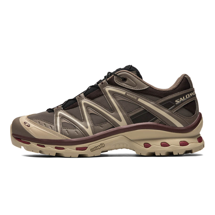SALOMON XT Quest Low top Running Shoes Unisex Brown Yellow