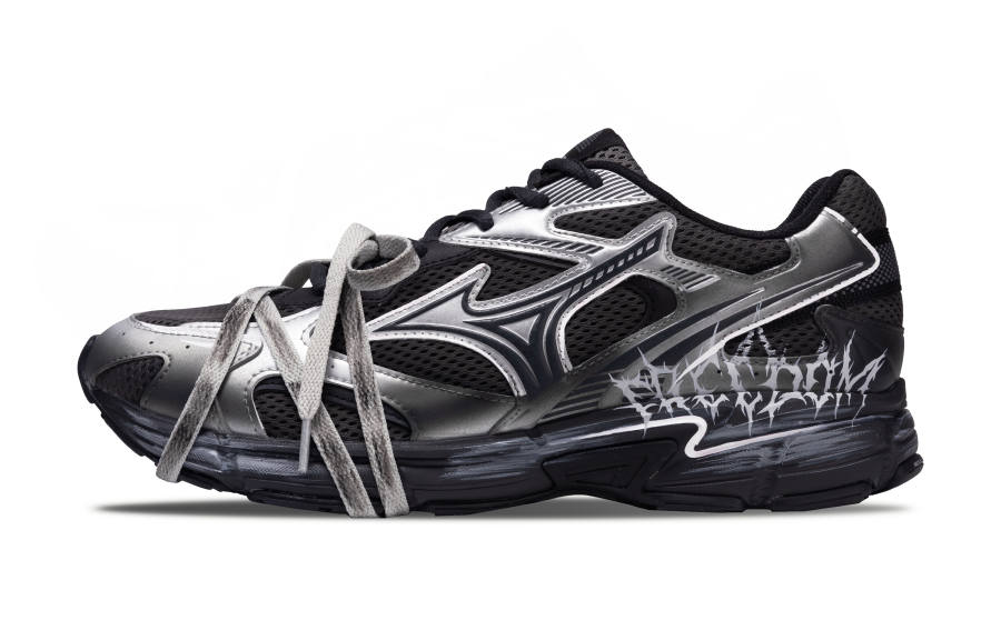 Mizuno Speed 2K Running Shoes Unisex Low Top Silver Black Gray Color Block