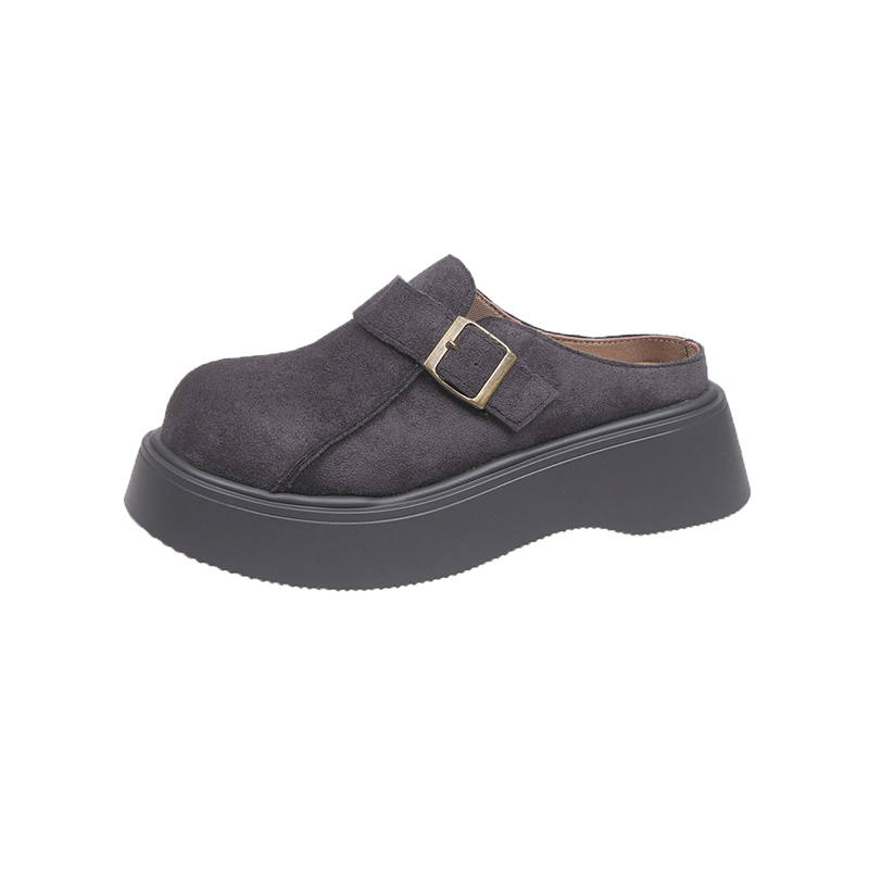 KLAOSD Rubber Sole Abrasion Resistant, Odor Resistant Closed Toe Slippers Women's