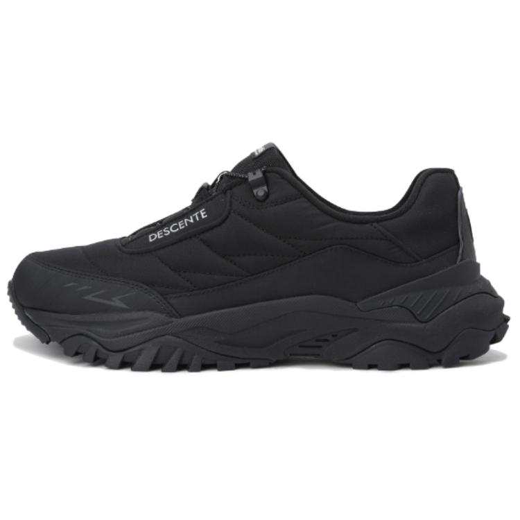 DESCENTE Slip Resistant Slip Resistant Low top Running Shoes Unisex Black