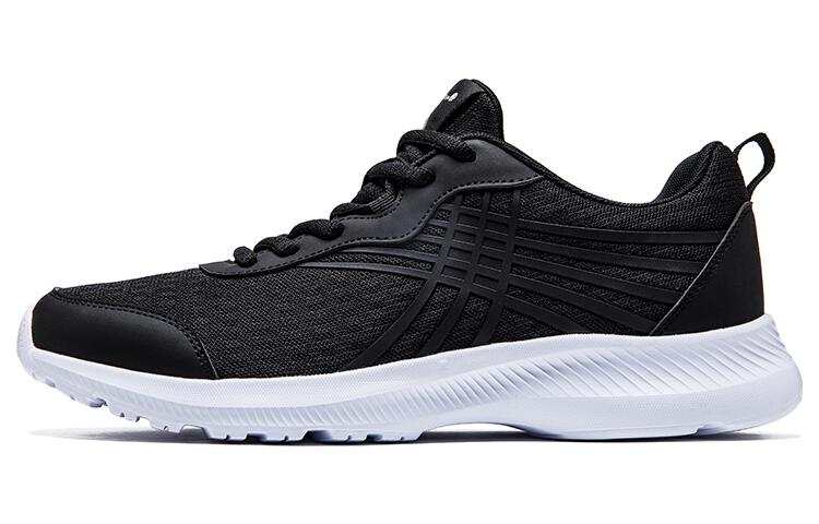 QIAODAN Low top Running Shoes Men's Black Silver