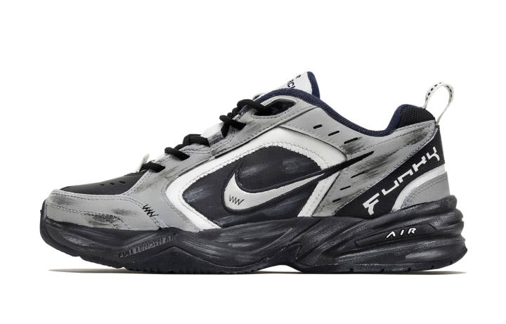 Nike Nike Air Monarch 4 Black Hole Storm Lightweight Height Increasing Lightweight Height Increasing Low top Chunky Sneakers