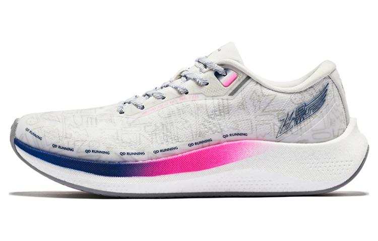 QIAODAN Flying Shadow 3.0 Fabric Cushioning Slip Resistant Abrasion Resistant Breathable Low top Running Shoes Men's