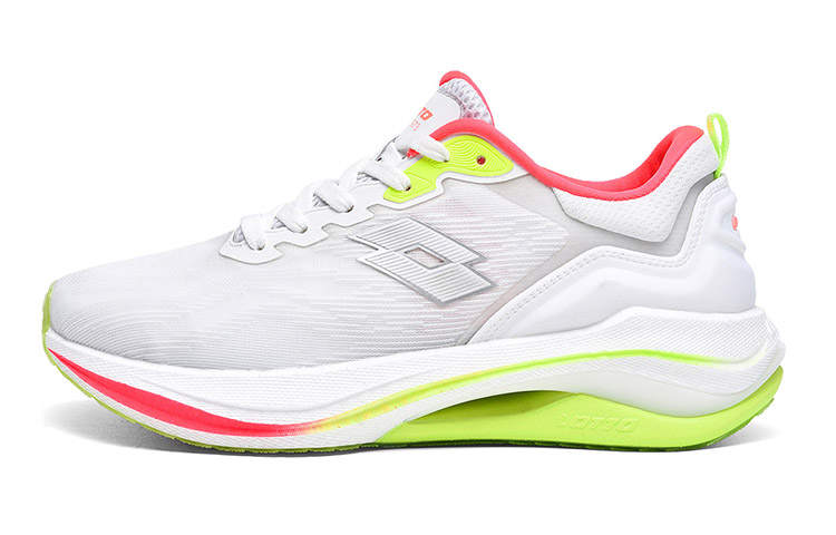 LOTTO Running Shoes Women's Low Top Black White/Orange Red/White Kelp Red