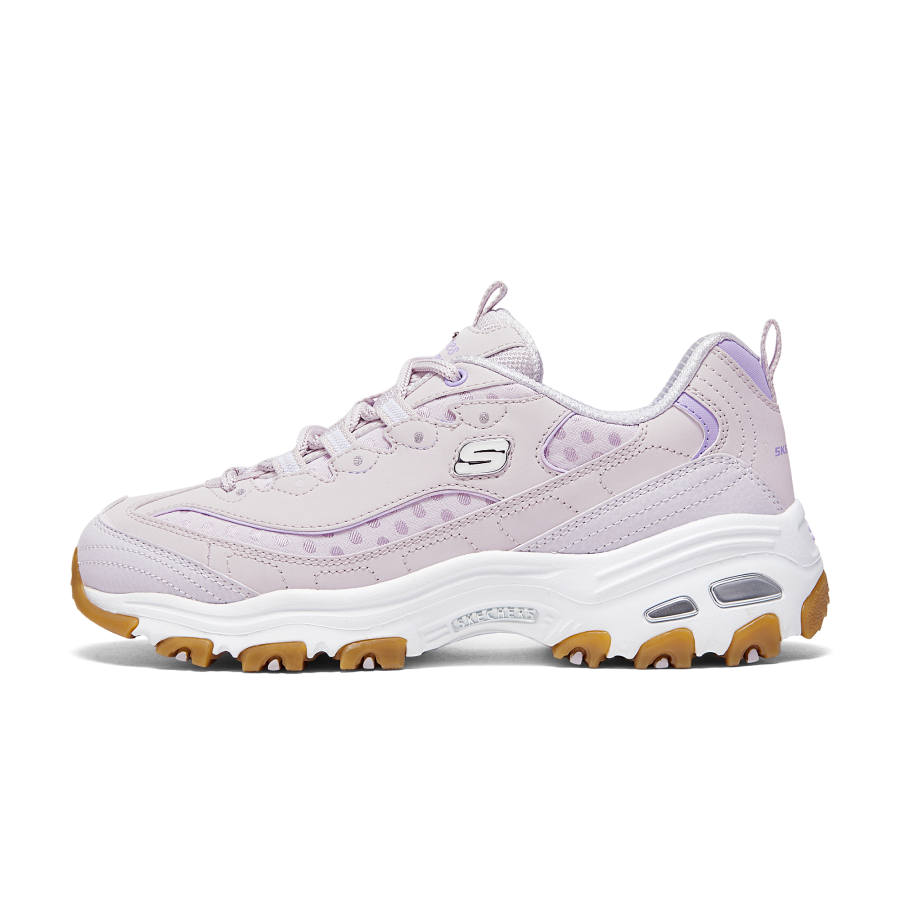 Skechers DLITES Trendy Low top Running Shoes Women's Pink Purple