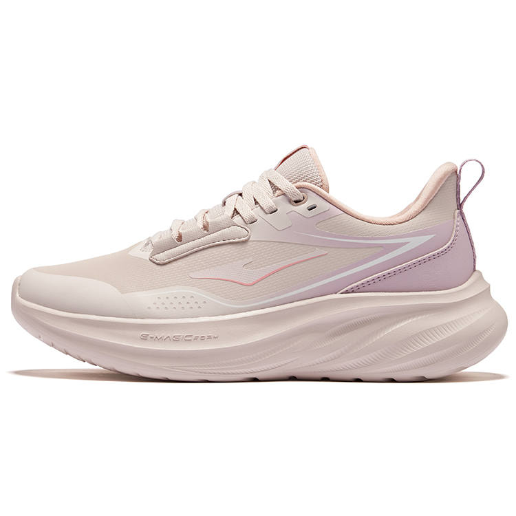 Erke Cushioning Rebound Low top City Commuting Running Shoes Women's Painted Gray Lotus