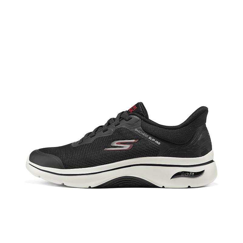 Skechers MEN'S GO WALK Low top Running Shoes Men's Black