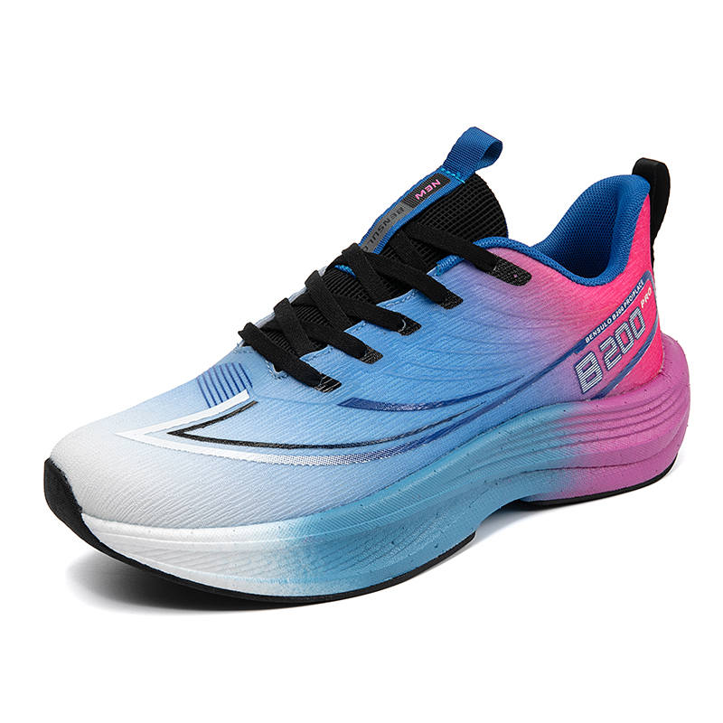 RUIKE Cushioning Abrasion Resistant Height Increasing Low top Casual City Commuting Running Shoes Men's Electric Blue