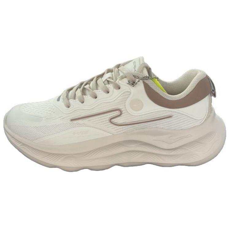 Erke Abrasion Resistant Breathable Low top Casual Running Shoes Women's White Pink