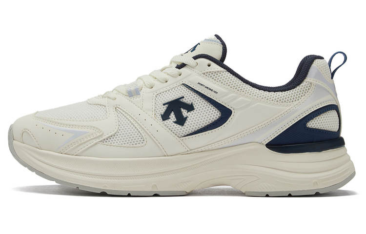 DESCENTE DUALIS Urban Commute Comfortable Low top Running Shoes Unisex White Blue